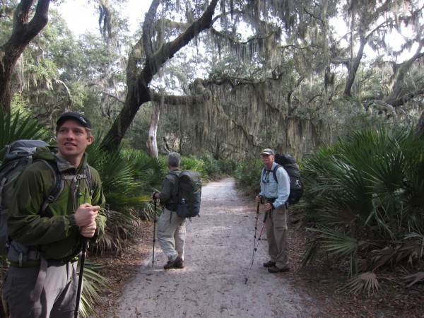 Davey hiking in Cumberland