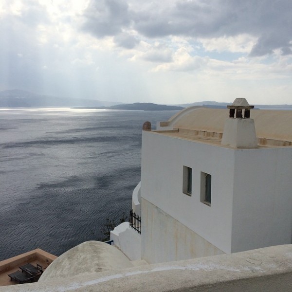 santorini sunset